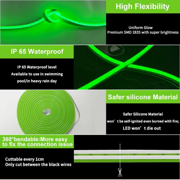 Buy cheap IP65 IP67 LED Neon Flex Strip12V LED Flexible Neon Tube Lights from wholesalers