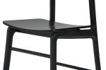 Black Grey Luxury Wooden Dining Chairs Nordic For Home Furniture