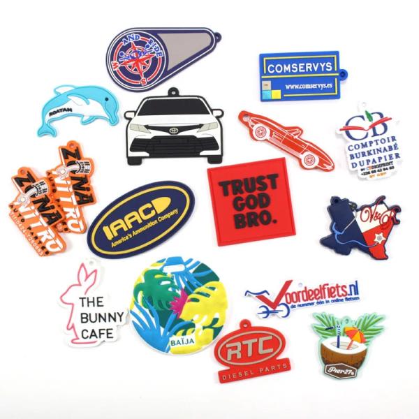 Custom Logo Silicone Keychain Cartoon 2d 3d Soft Pvc Keychain Rubber Gift Key