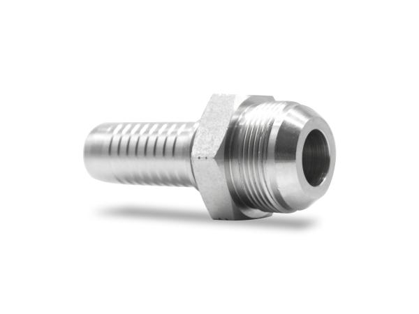 Buy cheap JIC Male 37 Degree Cone Hydraulic Hose Connectors Galvanized Zinc from wholesalers