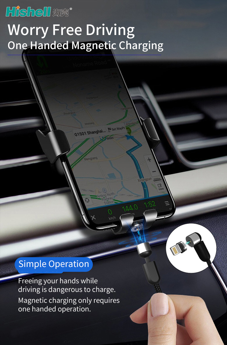 720 Degree Stable Magnetic Type C Charging Cable Multiscene Portable