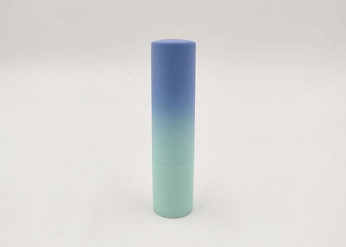 Gradient Color Private Label Empty Lip Gloss Tubes 3.5g Cylinder Shape