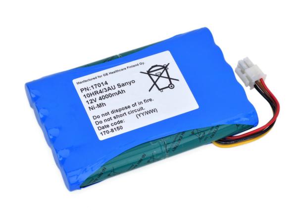 Buy cheap Blue 12V NIMH 4000mah Rechargeable Battery For Datex Ohmeda S 5 GE Datex Monitor from wholesalers