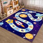 Cartoon Number Traffic Carpets For Living Room Floor, Children Playroom Rug