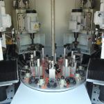 4 Grinding Heads Rotary Table Polishing Machine Metal Brass Cylindrical Mirror