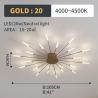 Buy cheap Fireworks led Chandelier For Living Room Bedroom Home chandelier luxury ceiling lights(WH-MA-194) from wholesalers