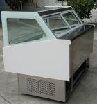 280L Automatic Defrosting Ice Cream Showcase Freezer -24℃ For Supermarket，1200mm