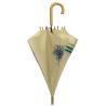 Buy cheap Fiberglass Ribs Metal Frame Auto Open Stick Umbrella Wooden Handle Umbrella from wholesalers