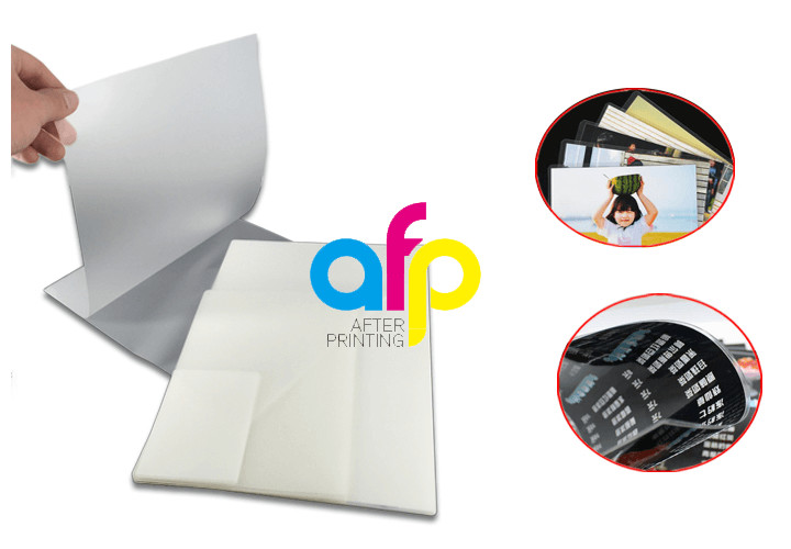 Matte Appearance Pet Polyester Pouch Lamination Film For Document Photo Menu Laminating