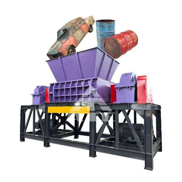 Buy cheap Iron Car Shell Shredder Waste Recycling Metal Barrel Shredder from wholesalers