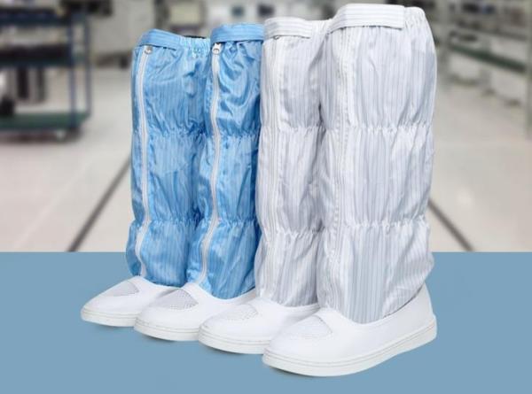 Buy cheap Anti-Static High-Tube Mesh Shoes Dust-Free Long Tube Clean Shoes Dust-Free Safety Shoes For Purification Workshop from wholesalers