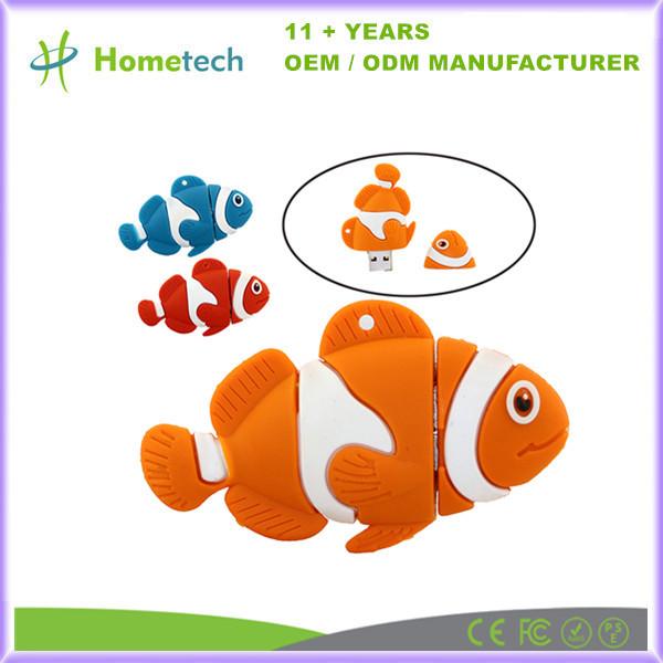 Buy cheap Custom Fish Shape USB 3.0 Stick 16GB 32GB 128GB High Speeds 64GB Memory USB Stick from wholesalers