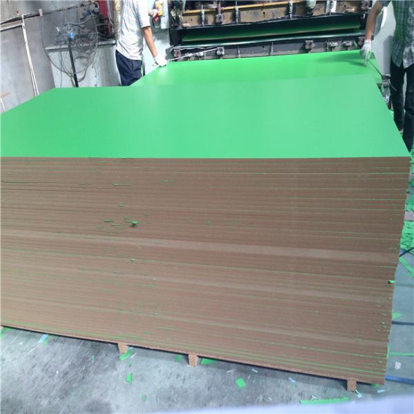 Buy cheap Both Side Green Color 25mm 1220*2440mm Melamine Faced MDF from wholesalers