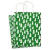 Buy cheap Customized Logo Merry Christmas Shopping Gift Packaging Twist Handle Kraft Paper Bag from wholesalers