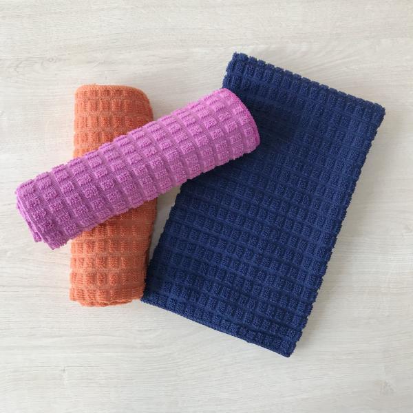 Buy cheap Small grid warp knitting microfiber absorbing water car washing magic towels from wholesalers