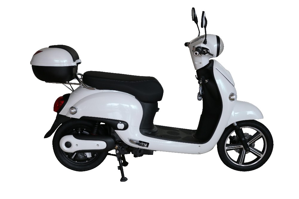 2019 Thunder White Moped Scooter Electric With Pedal Charging Time 6-8h Display LED/LCD