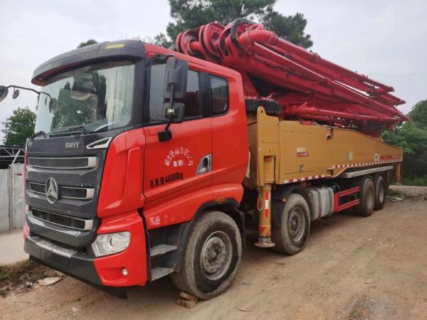 Buy cheap 2020 Small Concrete Pumper Truck Self Made Chassis 56m SYM 5445THB from wholesalers