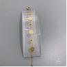 Buy cheap 18 Karat Stainless Steel Gold Necklace Womens Round Openwork Pendant from wholesalers