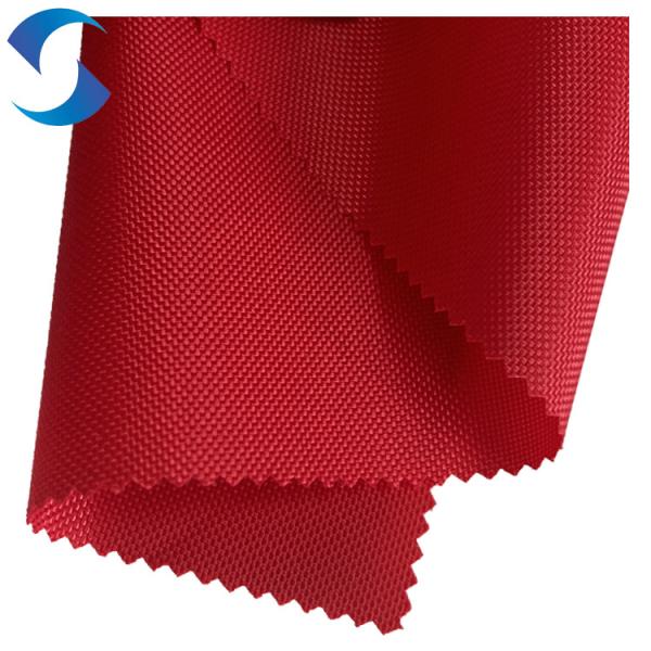 Buy cheap 100Polyester 400D Oxford Fabric Red PU Coated Waterproof Ripstop Fabric For Tent Awning from wholesalers