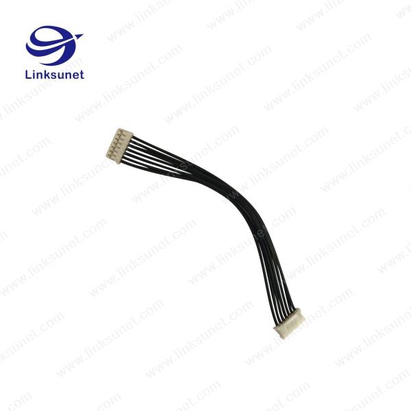 Buy cheap PH 7pin 2.0mm Natural jst connectors and 24AWG black PVC cable wire harness from wholesalers