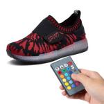 Rechargeable Luminous Led Light Up Shoes , Simulation Led Light Up Sneakers