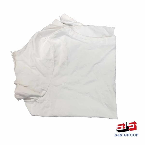 Buy cheap No Logo Recycled Reusable Cotton Cleaning Cloths Pure White Color from wholesalers