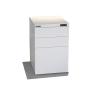 Buy cheap Multifunctional 0.7mm Small Mobile File Storage Cabinet Under The Desk from wholesalers