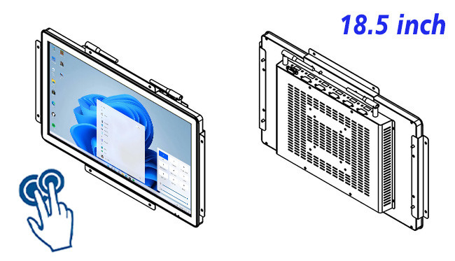 18.5-Inch Windows Embedded Vision Console for Traffic Management Systems, Logistics Terminals, Medical Workstations, and Smart City Dashboards