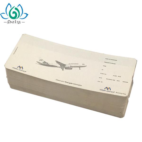 Buy cheap Self Check Paper Airline Boarding Pass Ticket Thermal from wholesalers