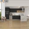 Buy cheap Minimalistic Design Grey Solid Wood Kitchen Cabinets with Imported Quartz Stone Top from wholesalers