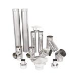 Ceramic Fiber Insulated Chimney Pipe SUS316L 304 High Density Flame Retardent
