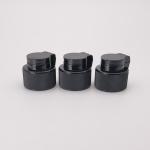 ODM Black Striped Side Flip Top Cap For Shampoo Bottle