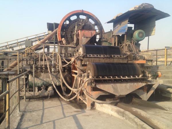 Buy cheap Double Dry Drum Magnetic Separator Reasonable Flow Strong Structure Body from wholesalers