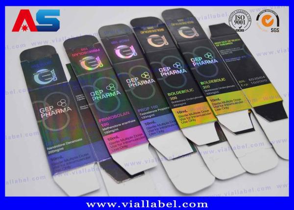 Buy cheap Gep Pharma 10ml Glass Vial 300g Paper Printed Packaging Boxes body building vial boxes from wholesalers