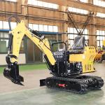 Buy cheap Energy Saving Mini Diesel Excavator 800kg 12hp With Customized Protective Cover from wholesalers