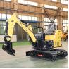Buy cheap Energy Saving Mini Diesel Excavator 800kg 12hp With Customized Protective Cover from wholesalers
