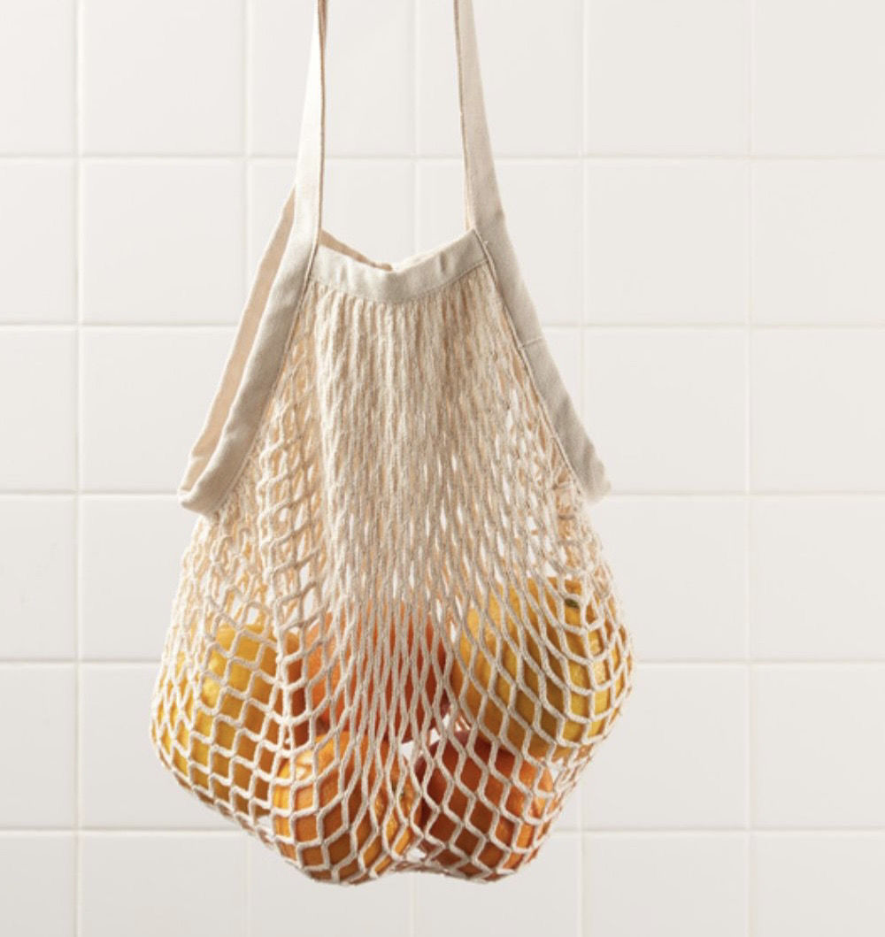 COTTON NET BAG STORAGE BAG FRUIT AND VEGETABLE MERCHANT SUPER SHOPPING BAG TOTE BAG SMALL WOVEN WOMEN'S BAG