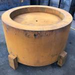 30 Inch 120cm Corten Steel Wood Burning Fire Pit 2mm Garden Centre