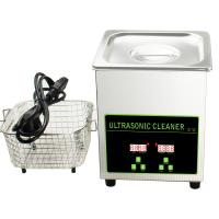 Buy cheap 50W 40khz Stainless Steel Mini Ultrasonic Cleaner Bath 2L With Digital Timer product