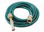 Green Flexible Garden PVC Hose Water Pipe Hose With Brass Connector