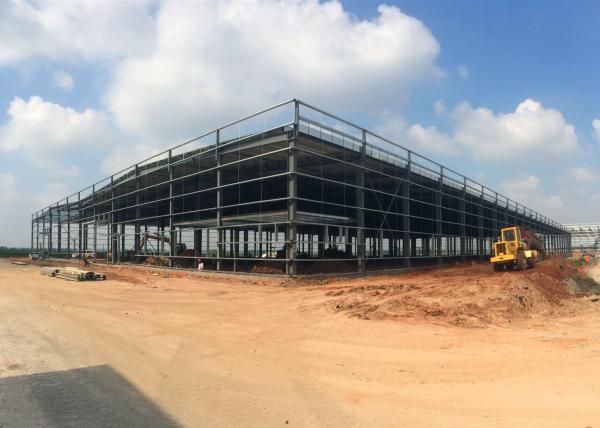 Buy cheap Multi Span Steel Structure Warehouse Construction AISC BV CE Standard from wholesalers