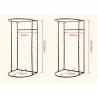 Buy cheap Iron Material Clothing Store Movable Fitting Room , Portable Shop Changing Room from wholesalers