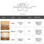 White Black bedroom ceiling light For indoor home Lighting Fixtures (WH-MA-65）
