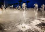 Plazza Floor Water Fountains For Dry Deck With Led Underwater Lights