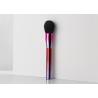 Buy cheap Metallic Red Gradient Makeup Powder Brush Black BASF Synthetic Vegan Fibre from wholesalers
