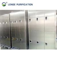 Buy cheap 1200 x 450 x 1800 Six - Door Stainless Steel Furniture Wardrobe With Code Lock product