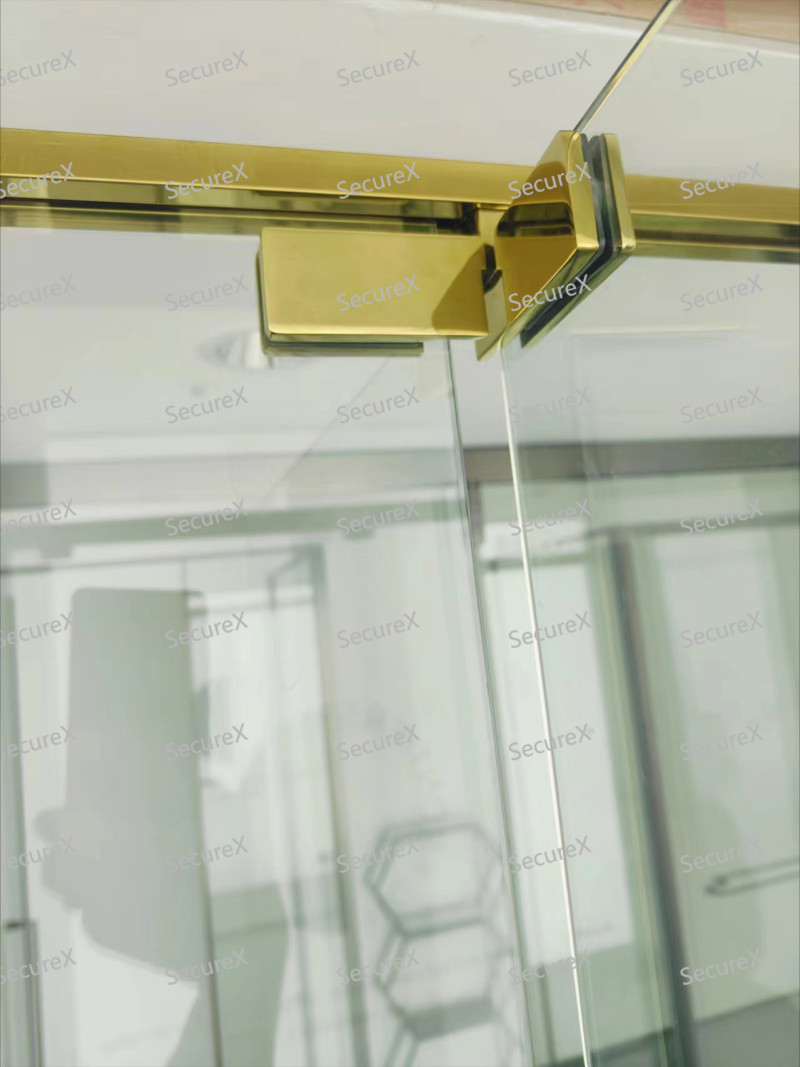 Casting Glass Shower Door Hardware Inside And Outside Easy Installation