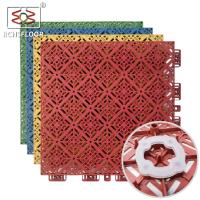 Buy cheap 280g Outdoor Badminton Court Mat Sports Court Surface Tiles product