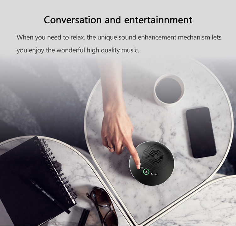 Tevo-A2000g Conference Equipment 2.4G Wireless Conference Speakerphone for Small to Medium Meeting Room