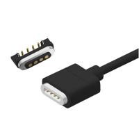 Buy cheap 4 Pin Magnetic Connector Cable Right Angle Male And Female Magnetic Connector 5V product